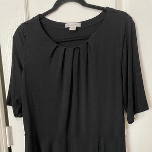 Liz Claiborne black peplum top